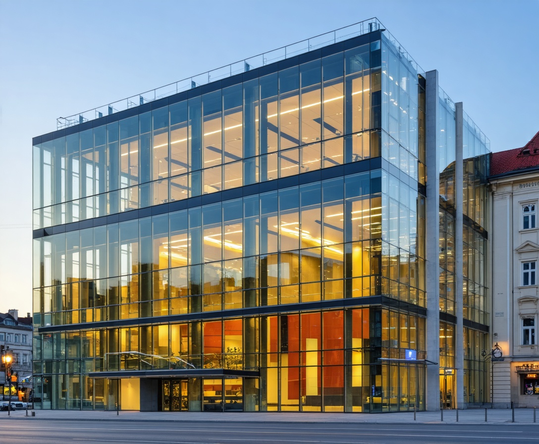 Moderná kancelárska budova v Bratislave, sídlo Vektora Scale